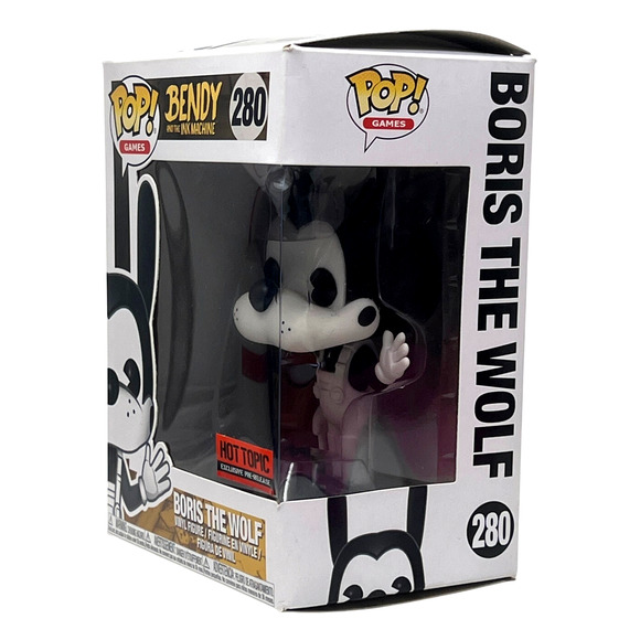 Funko POP! Games #280 Boris the Wolf Bendy Got Topic Exclusive Pre-Release - Picture 2 of 8